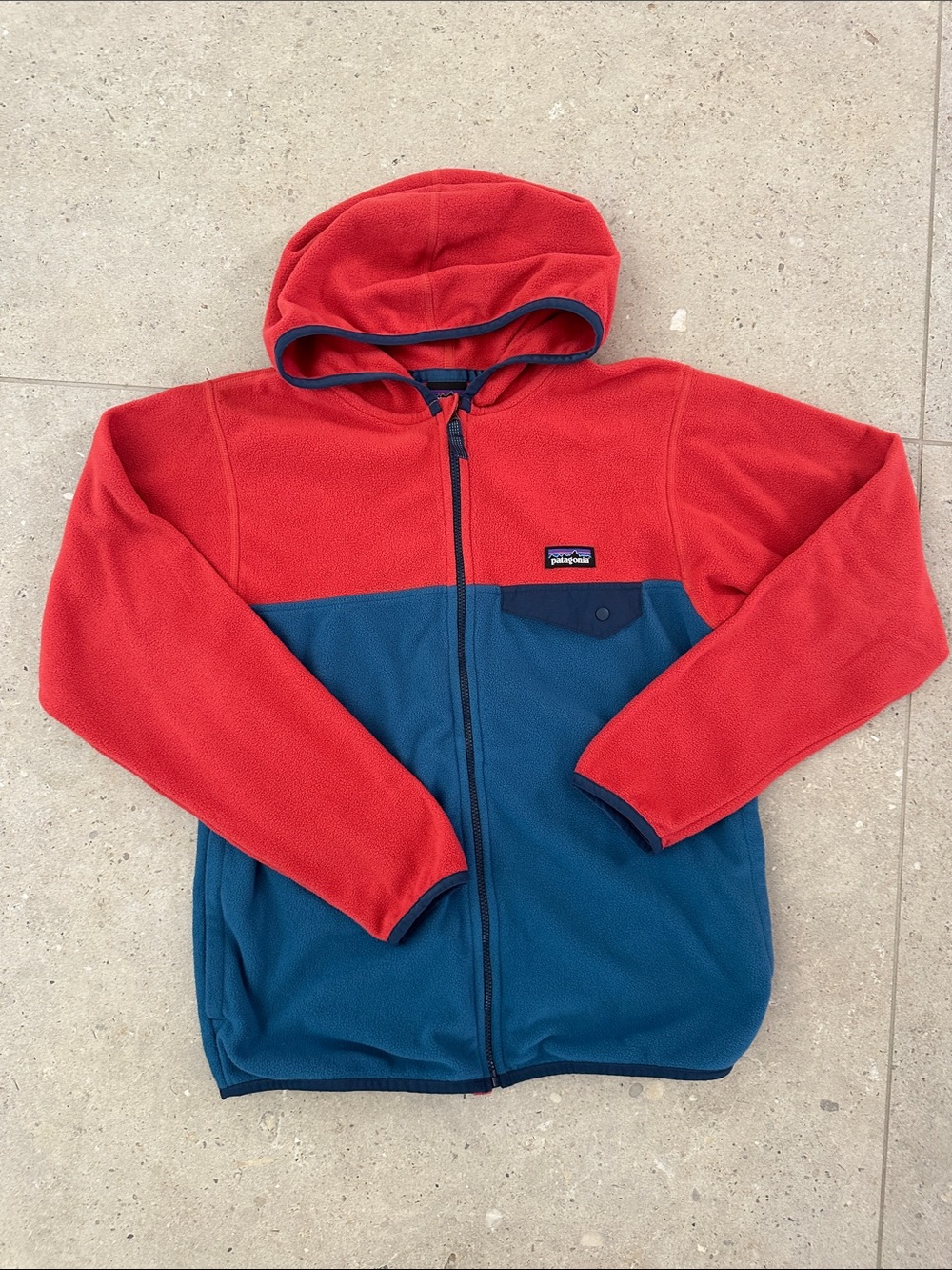 Patagonia Kids' Micro D® Snap-T® Fleece Jacket size L, 12 yrs